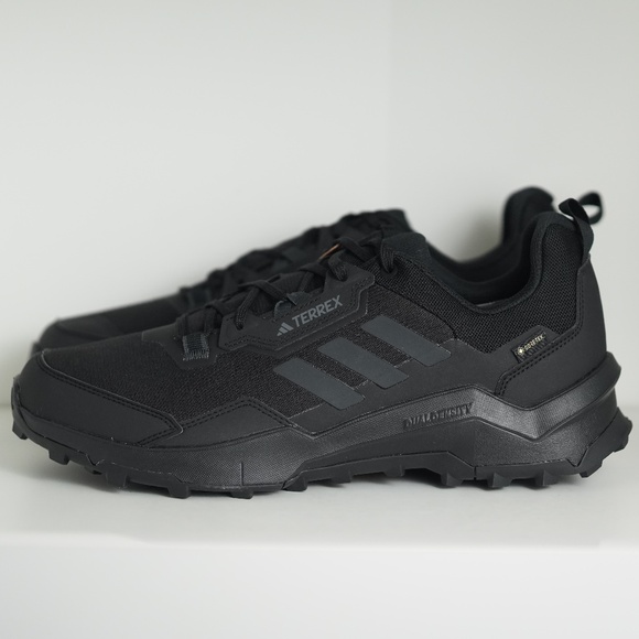 Adidas Mens Terrex Ax4 GTX Gore-Tex Low Hiking Sneaker Shoes Black